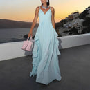 Santorini Pleated Maxi Dress