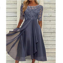 Garden Party Lace Evening Dress