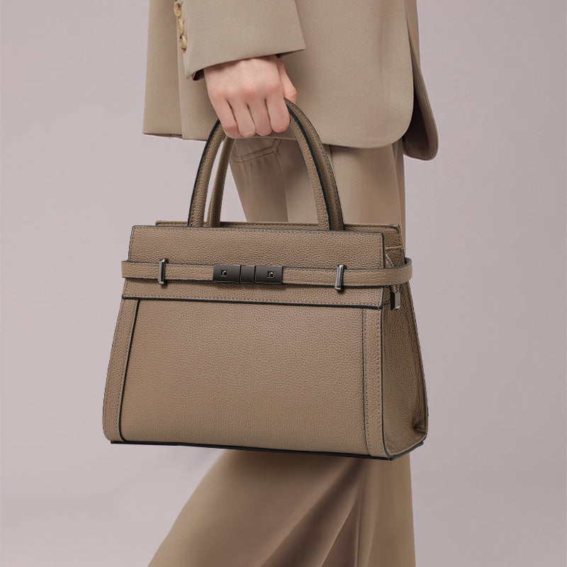 Cannes Leather Shoulder Bag
