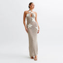 Stargazer Halter Maxi Dress