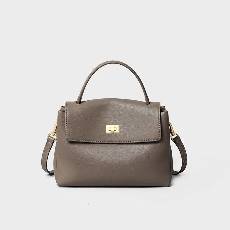 Rue du Faubourg Leather Postman Bag