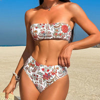 Sol Print Bandeau Bikini