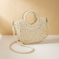 Côte d'Azur Woven Shoulder Bag