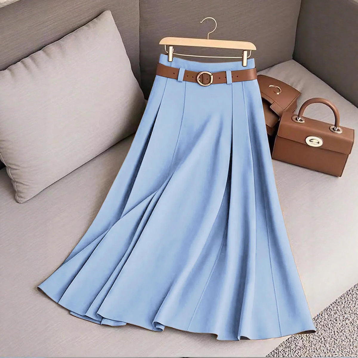 Palermo Pleated Midi Skirt