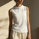 The Essential Linen Sleeveless Shirt