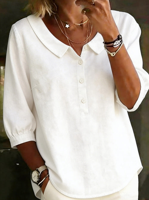 Riviera Relaxed Pullover Blouse