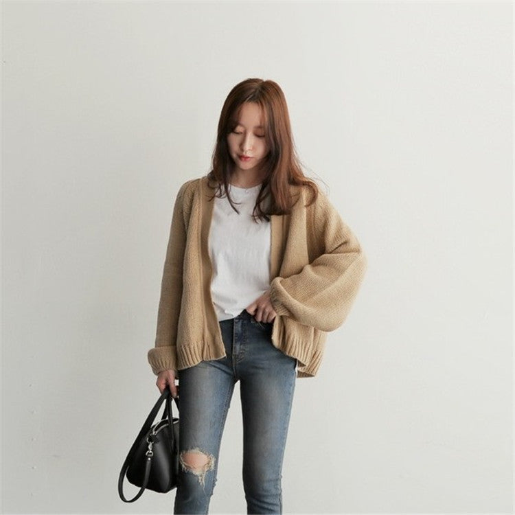 Wren Cotton-Blend Open Cardigan
