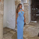 Stargazer Halter Maxi Dress
