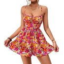Tropez Lace-Back Floral Mini