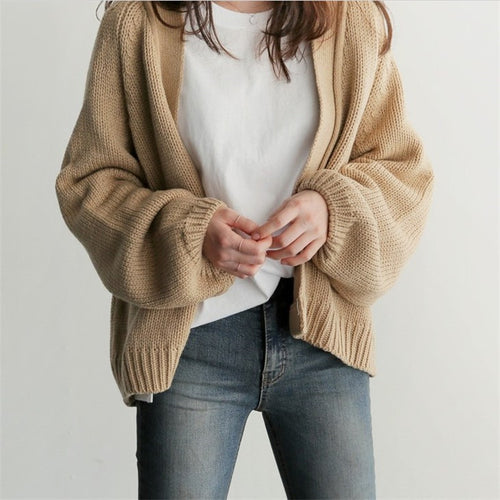 Wren Cotton-Blend Open Cardigan