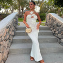 Stargazer Halter Maxi Dress