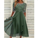 Garden Party Lace Evening Dress