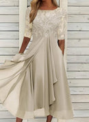 Garden Party Lace Evening Dress