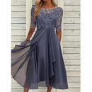 Garden Party Lace Evening Dress