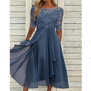 Garden Party Lace Evening Dress