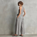 Lisbon V-Neck Cropped Jumpsuit